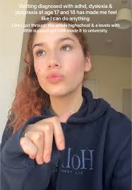 Girl with Adhd and Dyslexia Cringe