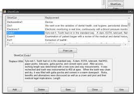 Dental Programs Auto Clinical Notes Dental Software