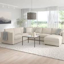 Finnala Sectional 5 Seat Corner With Chaise Gunnared Beige Ikea U Shaped Sofa Ikea Sectional Ikea Couch