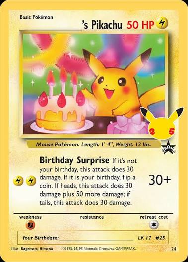 Pikachu de ________