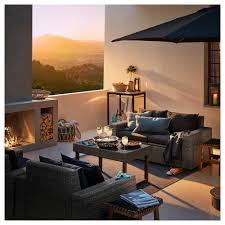 Solleron 4er Sitzgruppe Aussen Dunkelgrau Hallo Schwarz Ikea Osterreich Ikea Ikea Loveseat Storage Spaces