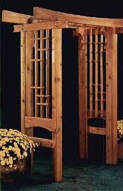 Cedar Oriental Arbor Plans Landscape Structures Yard Games Plant Holders Landscape Structure Arbor Plans Plan Landscape