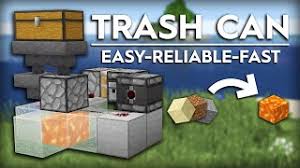 An important step of cleaning up after an insect infestation is to kill the invaders and prevent the infestation from returning. Minecraft Trash Can Item Disposal Machine Easy Build And Reliable Design 1 16 1 15 Youtube