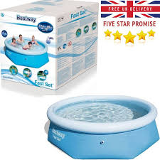 Safety Garden Family Swimming Pool Outdoor Patio Pool Bestway Heavy Duty Pvc Uk Bestway Pool Patio Swimming Pools Bestway
