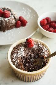 A simple mixture of flour, eggs, dairy, and a little sugar, it's like a pancake, but more custardy, and it's baked. Petit Gateau French Chocolate Lava Cake The Cookware Geek