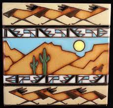 We are the creative artists in our workshop located in the heart of vibrating vesterbro in copenhagen. Vintage Earthtones Collector Tile Trivet Southwestern Arizona Design Signed Ebay Roadrunner Art Southwest Painting Southwestern Art