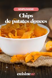 Chips De Patates Douces Recette En 2020 Chips De Patate Douce Alimentation Patates