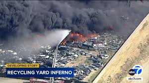 Car salvage yard burned in Lancaster ...