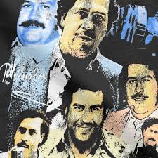 Cool Pablo Escobar 90s kaus untuk pria, kaus katun leher bulat 100%, kaus  lengan pendek, baju klasik