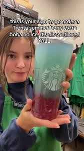 RIP summer berry. my dad is not happy. this is so disappointing, my store  is all out now. 💔 #summerberry #starbucks #starbucksdrinks  #summerberrylemonade #starbucksboba