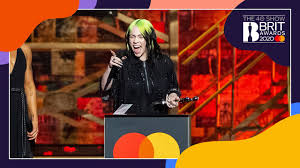 Coldplay performed their new single higher power during the 2021 brit awards on tuesday in london. Billie Eilish Wins International Female Solo Artist The Brit Awards 2020 Youtube