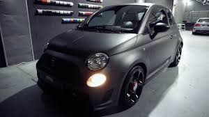 Here's a couple before i painted it matte black that i couldnt miss out! Abarth 595 Matte Dark Grey Wrap Hd Youtube