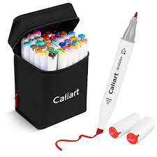 Caliart 40 Colors Dual Tip Art Markers Permanent Alcohol Https Www Amazon Com Dp B073twphqn Ref Cm Sw R Pi Dp U X M Marker Art Alcohol Markers Marker Pen