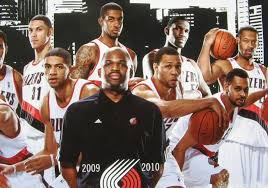 Portland Trailblazers 2009-10 Blazers Game Handout TEAM POSTER Brandon Roy  Oden