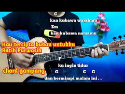 Kau Tercipta Bukan Untukku Ratih Purwasih Tutorial Gitar Mudah By Darmawan Gitar Youtube