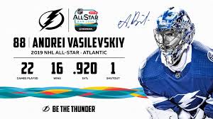 Andrei Vasilevskiy Added To 2019 Nhl All Star Game Roster