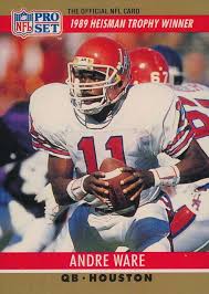 The 1990 topps traded cards makes a very nice addition to this set, as it supplements the standard set with traded players in their new uniforms, and the. Andre Ware Football Cards
