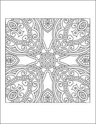 So print the pages and have fun coloring with your kid. Free Printable Geometric Coloring Pages For Adults