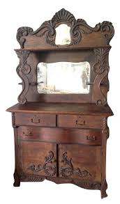 Industrial style sideboard in oak with stainless steel mirrored. Vintage 1800s Wood Mirror Sideboard Buffet Mirrored Sideboard Wood Mirror Victorian Furniture