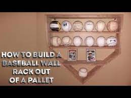 3 out of 5 stars with 1 ratings. Easy Weekend Project How To Build A Baseball Wall Rack From A Pallet Home Plate Style Youtube