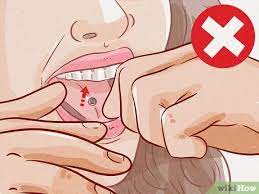 He recommends cleansing the piercing itself with saline or a product like neilmed piercing aftercare wound wash. How To Brush Your Teeth With A Tongue Piercing 14 Steps