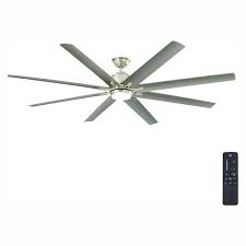 Use this guide to replace the lighting fixture and restore the visual brilliance of your room. Home Decorators Collection Kensgrove 72 In Integrated Led Indoor Outdoor Brushed Nickel Ceiling Fan With Light Kit And Remote Control Yg493od Bn The Home Depot