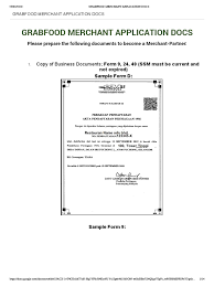 20 form 9, 24, 44 , 49 & director's i/c. Grabfood Merchant Application Docs 1