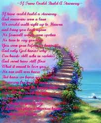 Stairway In Heaven For Daugther Barbiedoll29 S Profile Myboomerplace Com A Baby Boomer Poem For My Mom Heaven Poems Mom In Heaven