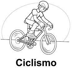 ¡diversión asegurada con nuestros juegos de colorear! Camping Distractiv Dibujo Ciclismo Colorear