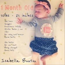And while it's tough to hear baby cry, know that those tears are a definite sign of love. Happy 1st Month Old Baby Girl Novocom Top