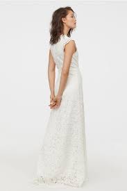 Lace Wedding Dress Natural White Ladies H M Gb Dresses Wedding Dresses Lace Dress Long