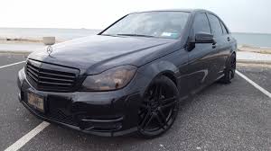 2012 C300 W204 Blacked Out Black On Black Mercedes Black Mercedes C300 Mercedes