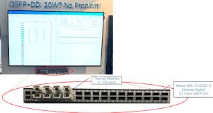 Cisco Demonstrates 20w Power Dissipation Of Qsfp Dd At Ofc 2019 Cisco Ofc Power
