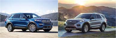 Bronco color options by series. 2022 Vs 2021 Ford Explorer Mckie Ford Lincoln Dealership Rapid City
