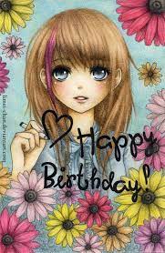 And your sorrows just flow through! Anime Birthday Cards Card Design Template