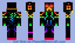 Rainbow Creeper Minecraft Skin Pleaaase make a rainbow creeper?!? rainbow creeper minecraft skin