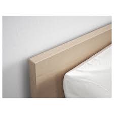 Malm High Bed Frame 2 Storage Boxes White Stained Oak Veneer Luroy Queen Ikea In 2020 Malm Bed Frame High Bed Frame Bed Frame