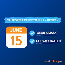 More than a year after shutting down, the golden state rolled back social distancing and mask. Ca Public Health On Twitter With 20 Million Covid 19 Vaccines In Arms Low Stable Hospitalizations Ca Is On Track To Fully Reopen On June 15 With Masking Vaccinations Get Ready