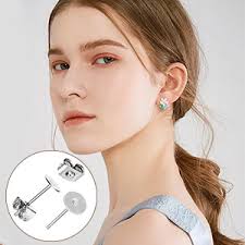 Zngou 1200PCS 5MM Stainless Steel Earrings Posts And Backs Hypoallergenic  Flat Back Blank Earring Studs Earring Making Findings With Backs And Rubber  Stoppers for DIY Jewellery Making Kit : Amazon.co.uk: Fashion
