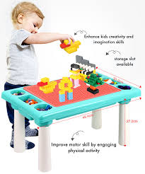 It has rounded edges to avoid injury and lift handles on the chairs so they're easier to move. Multi Activity Table Set