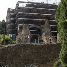 French vanilla blackout roman shade. Roman Emperor Nero S Legendary Rotating Dining Room Uncovered By Archaeologists Daily Mail Online