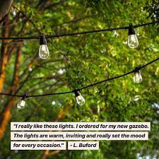 Solar powered string lights can be installed anywhere needed and preferred. Brightech Ambience Pro Solar Outdoor String Luminaires Hommy