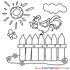 This coloring page belongs to these categories: Fence For Children Free Coloring Pages