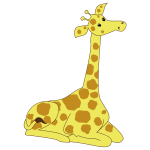 Download Cartoon Giraffe Free Svg