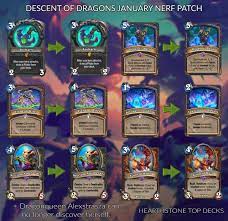 The term can also be used as a verb; Hearthstone Top Decks Auf Twitter It Seems That The Nerf Patch Was Released Out Of Blue So Yeah It S Out Enjoy D We Ll Be Posting New Post Nerf Deck Lists Here Soon Https T Co 7zdjsw24yc