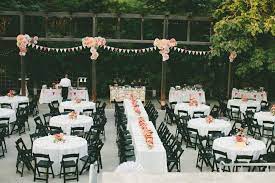 Seybert Terrace At The Indianapolis Art Center Set For 175 Awesome Outdoorweddingvenue In Indy Outdoor Wedding Venues Reception Decorations Art Center