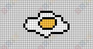 Egg Pixel Art Pixel Art Pattern Pixel Art Melty Bead Patterns