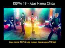 Seperti itulah cintaku untuk dirimu tulus dan apa adanya datang dari sebuah rasa sucinya hati atas nama cinta sejati. Lirik Lagu Dewa 19 Dan Video Karaoke Kumpulan Lyrics Terlengkap Di Wowkeren Com