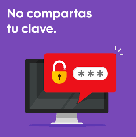 No compartas datos confidenciales y cambia tus contraseñas con frecuencia.  🔐⚠️