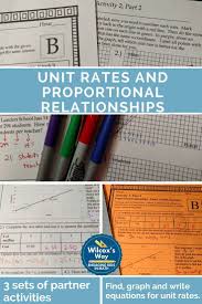 Unit Rates Graphing Proportional Relationships To Compare Constant Of Proportionality Writing Equation Unit Rate Proportional Relationships Writing Equations